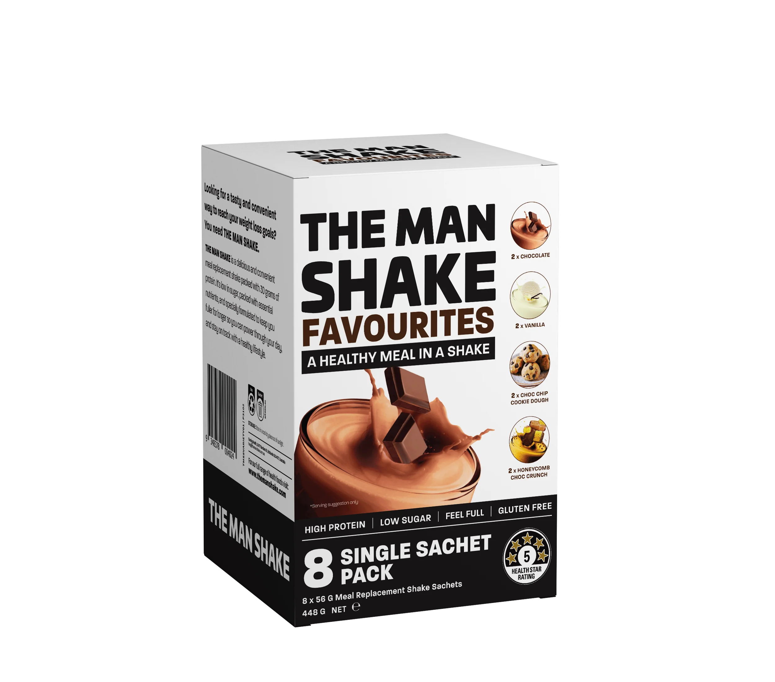 The Man Shake Favourites Variety 8 Pack